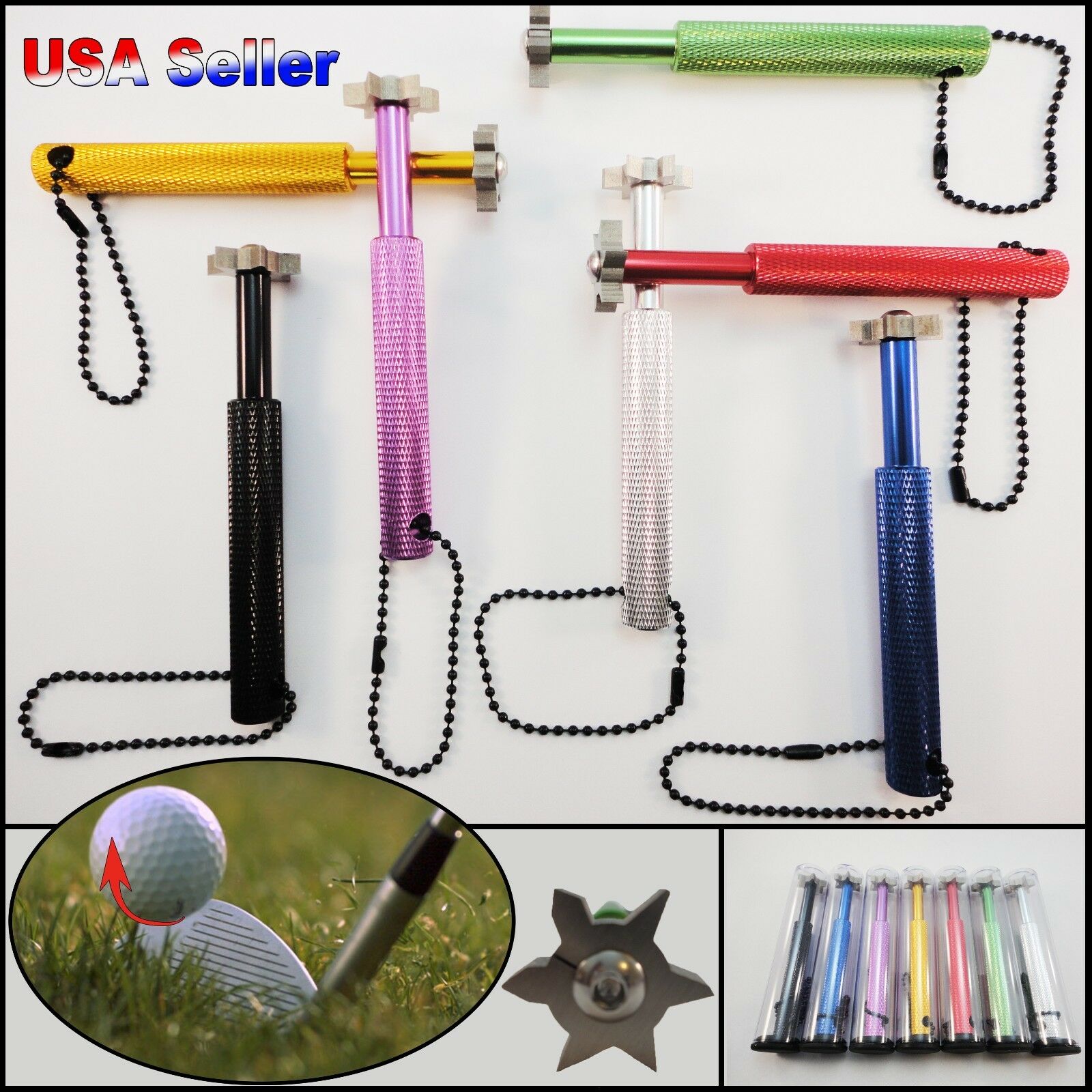 Golf Club Groove Sharpener Regrooving Cleaning Tool