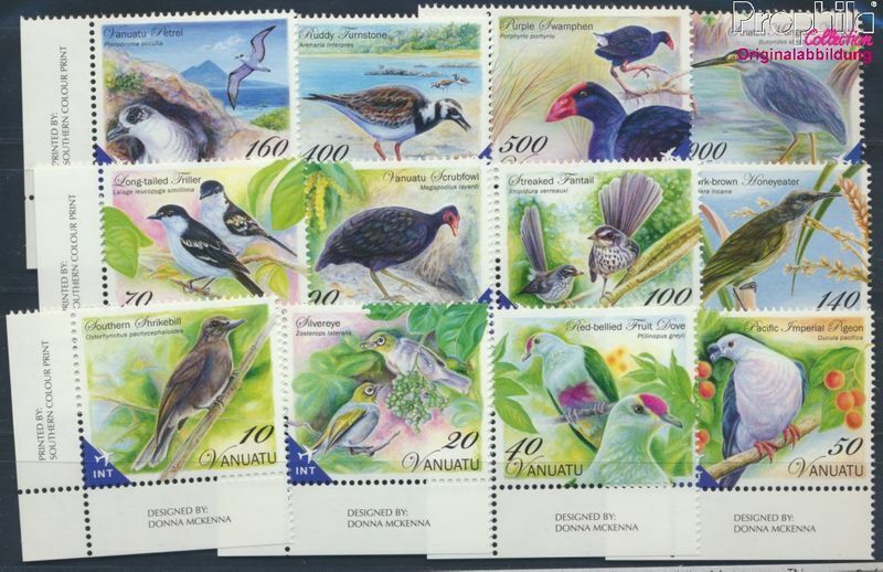 Vanuatu 1464-1475 Mnh 2012 Locals Birds (8641601