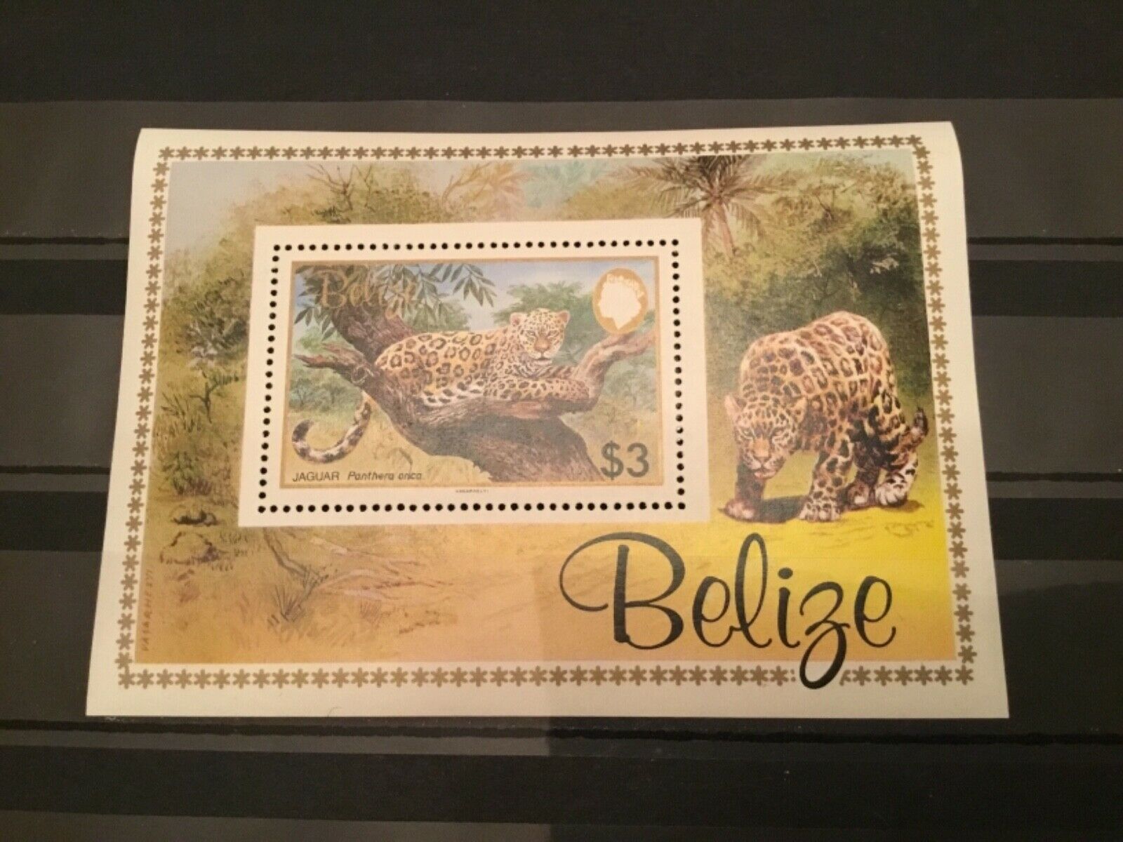 Icollectzone Belize Animal Sheet Vf Nh